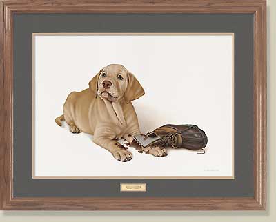 (image for) The Little Chewer-Yellow Lab by Brett Longley